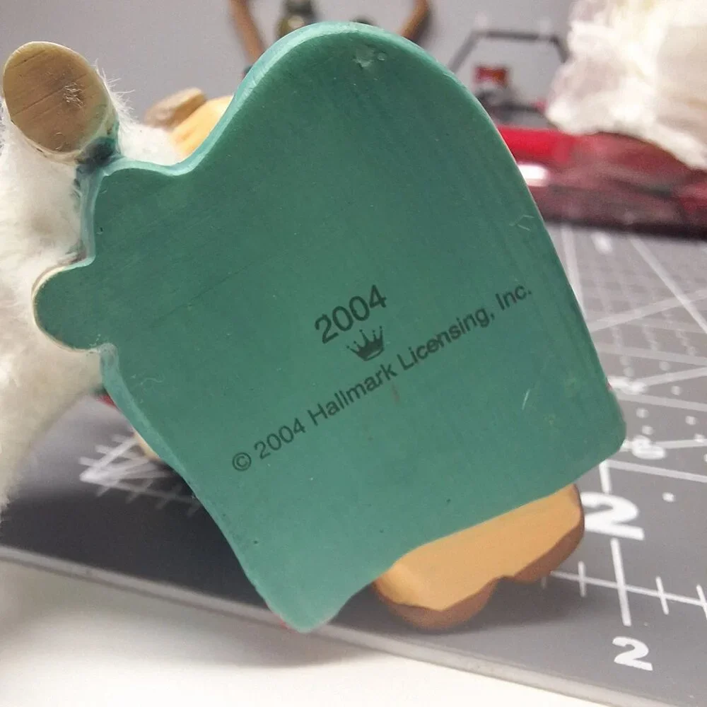 Hallmark Keepsake Ornament Godchild With Lamb 2004 Handcrafted Christmas Decorat